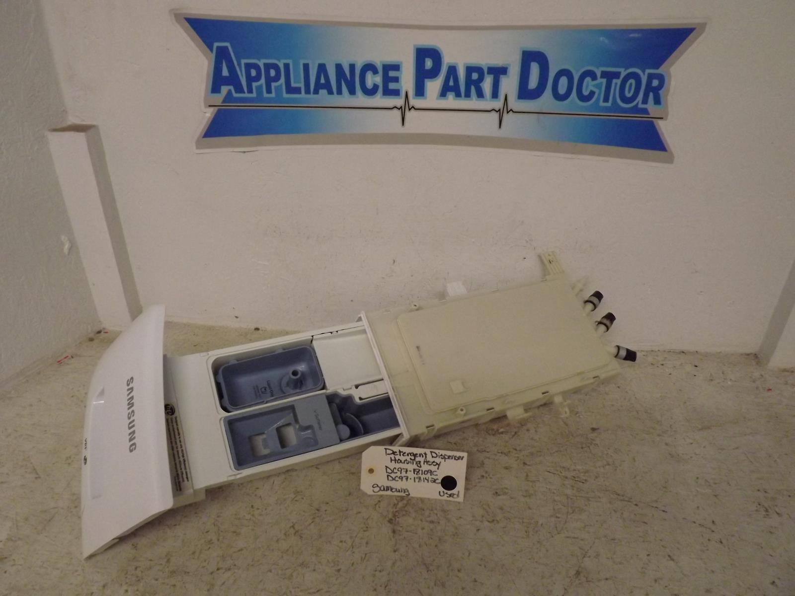Samsung Washer DC97-18109C DC97-18142C Detergent Dispenser Housing Assy Used Samsung Washer DC97-18109C DC97-18142C Detergent Dispenser Housing Assy Used